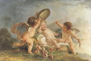 Hughes Taraval The Working of Cupid oil painting artist